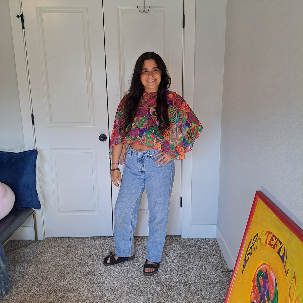 Vintage poncho